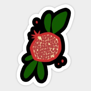 Pomegranate Sticker